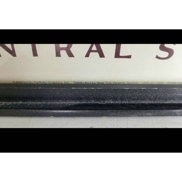 Vintage Lithograph New York-16 Hours-Chicago New York Central System Framed - Picture 5 of 12